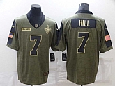 Nike Saints 7 Taysom Hill Olive 2021 Salute To Service Limited Jersey Dzhi,baseball caps,new era cap wholesale,wholesale hats